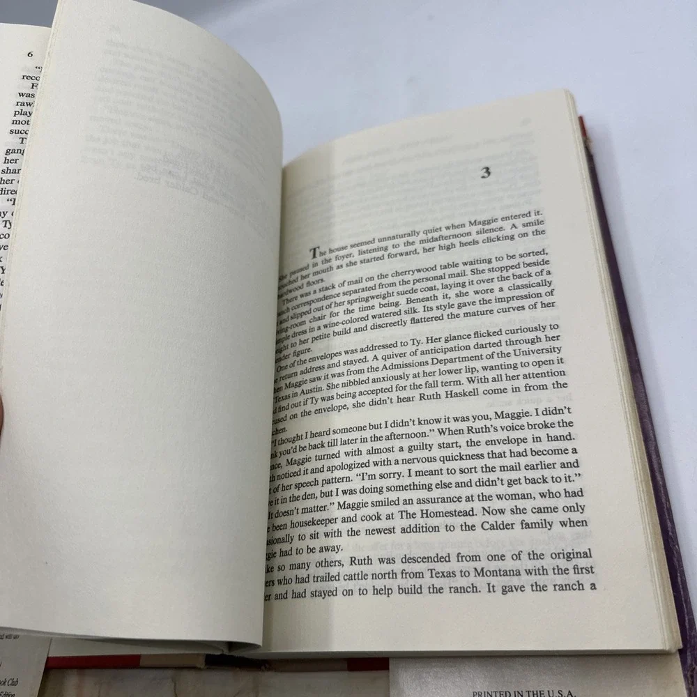 Calder Born Calder Bred By Janet Dailey Book Club Edition 1983 HCDJ